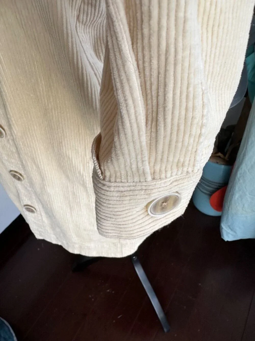 Cabi New Scout Jacket #4493 Ivory corduroy M Was $149